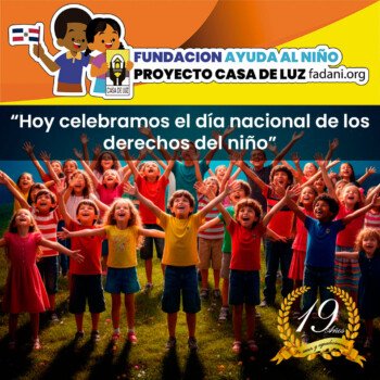 “Donde hay solidaridad, florece la felicidad” Niños participando en dinámicas recreativas al aire libre.